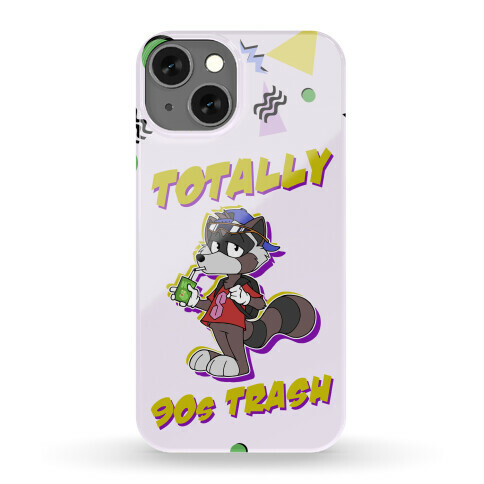 Totally 90's Trash Raccoon Phone Case