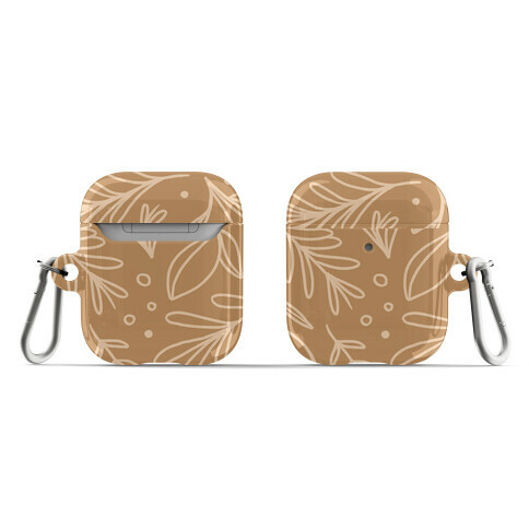 Tan Botanicals AirPod Case