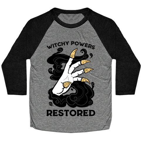 Witchy Powers Restored Baseball Tee