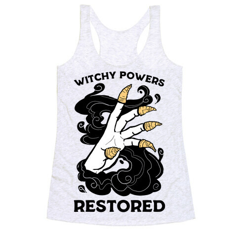 Witchy Powers Restored Racerback Tank Top