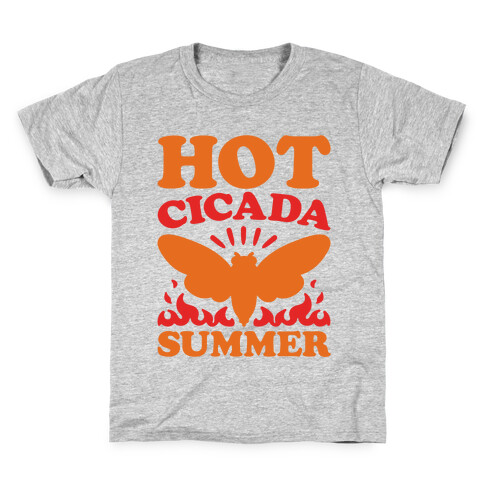 Hot Cicada Summer Parody Kids T-Shirt