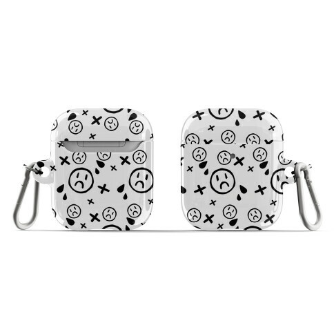 Emo Pattern White AirPod Case