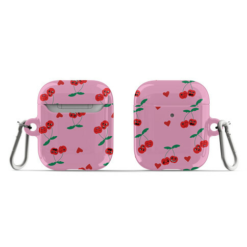 Cherry Love Pattern AirPod Case