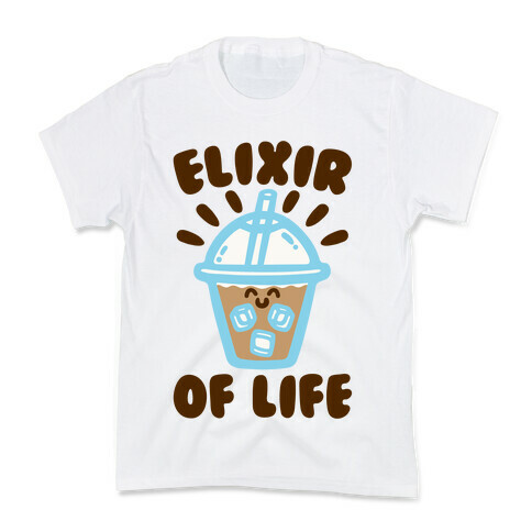Elixir of Life Iced Coffee Kids T-Shirt