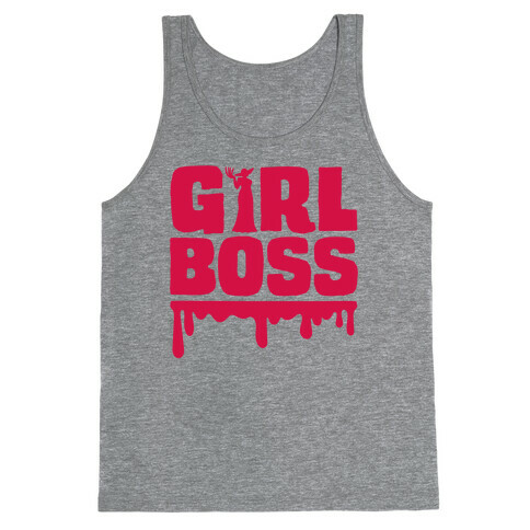 Girl Boss Vampire Parody Tank Top
