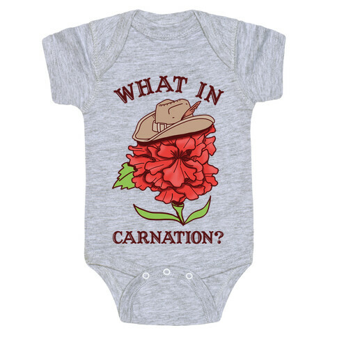 What In Carnation? Baby One-Piece