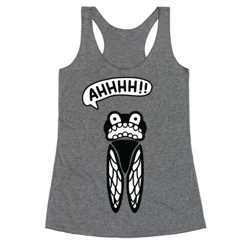 Screaming Cicada Racerback Tank Top