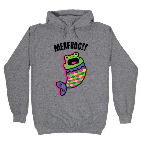 MerFrog!! Pattern Hooded Sweatshirt