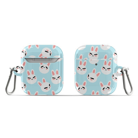 BunBun Pattern Blue AirPod Case