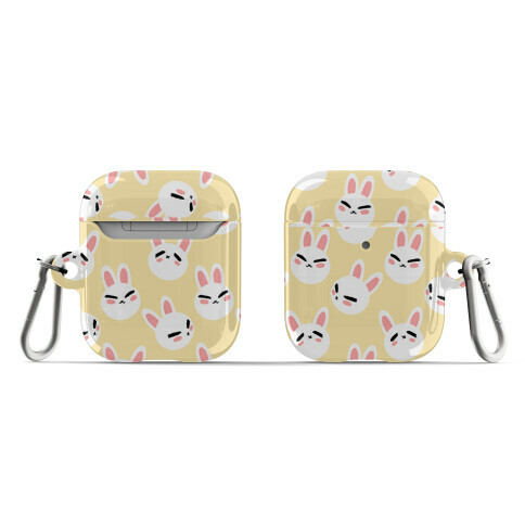 BunBun Pattern Yellow AirPod Case