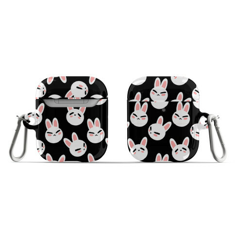 BunBun Pattern Black AirPod Case