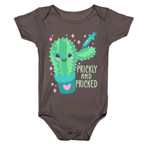 Prickly And Pricked Cactus Baby One-Piece