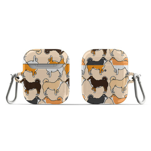 Shades of Shiba Inu Pattern  AirPod Case