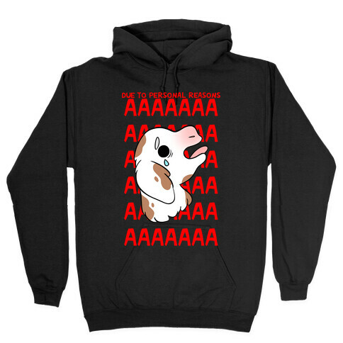 Due To Personal Reasons AAAA Baby Goat Hooded Sweatshirt