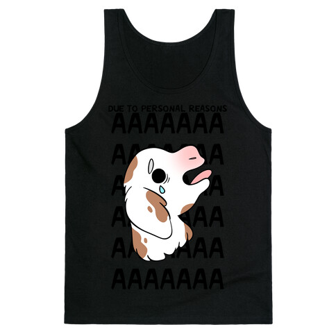 Due To Personal Reasons AAAA Baby Goat Tank Top