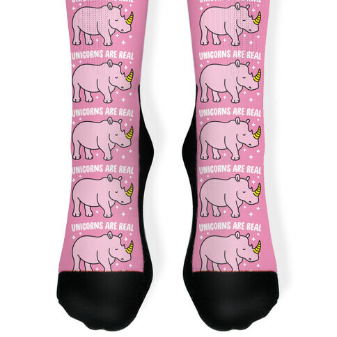 Unicorns Are Real Sock
