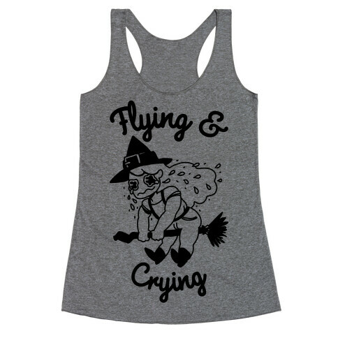 Flying & Crying Racerback Tank Top