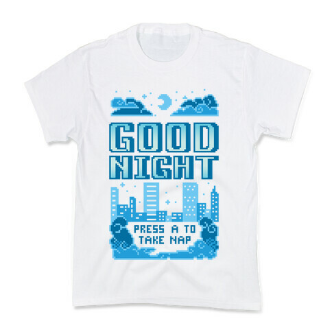 Good Night Game Over Screen Kids T-Shirt