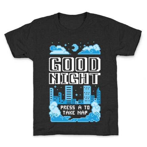 Good Night Game Over Screen Kids T-Shirt