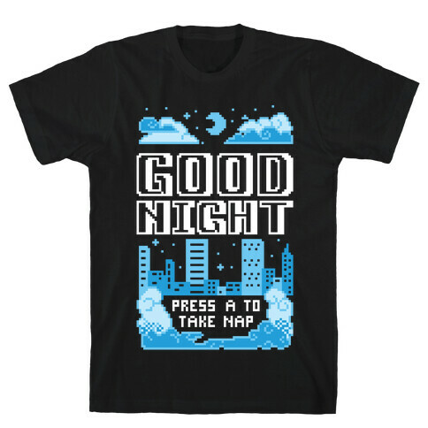 Good Night Game Over Screen T-Shirt