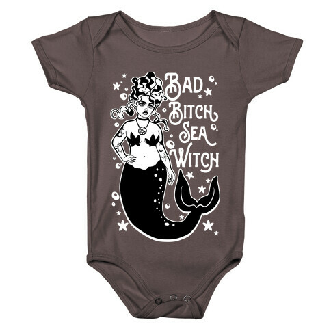 Bad Bitch Sea Witch Baby One-Piece