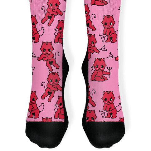 Demon Baby Pattern Sock