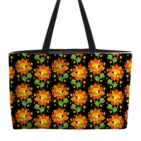 Winky Flower Pattern Weekender Tote