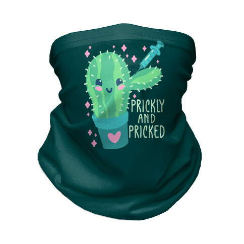 Prickly And Pricked Cactus Neck Gaiter