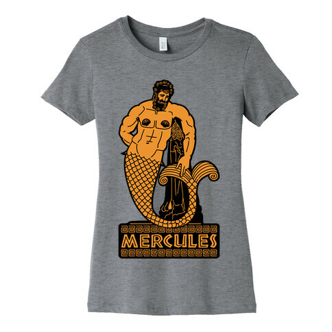 Mercules Merman Hercules Parody Womens T-Shirt