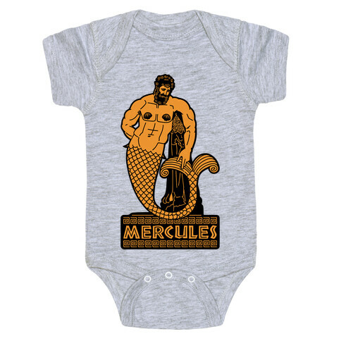 Mercules Merman Hercules Parody Baby One-Piece