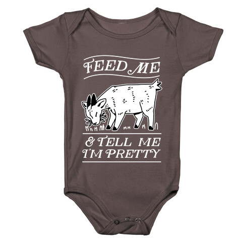 Feed Me & Tell Me I'm Pretty Goat Baby One-Piece