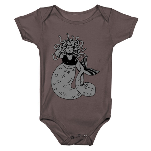 Merdusa (Mermaid Medusa) Baby One-Piece