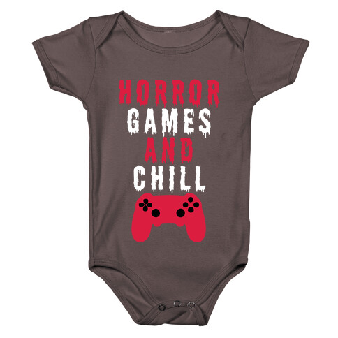 Horror Games And Chill Baby One-Piece