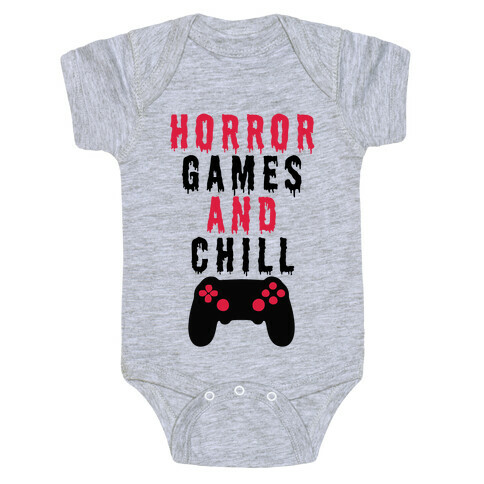 Horror Games And Chill Baby One-Piece