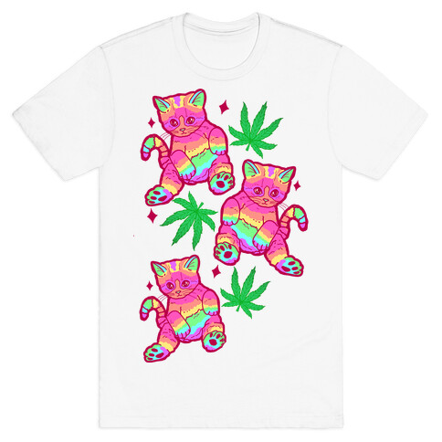 Rainbow Weed Kitty T-Shirt