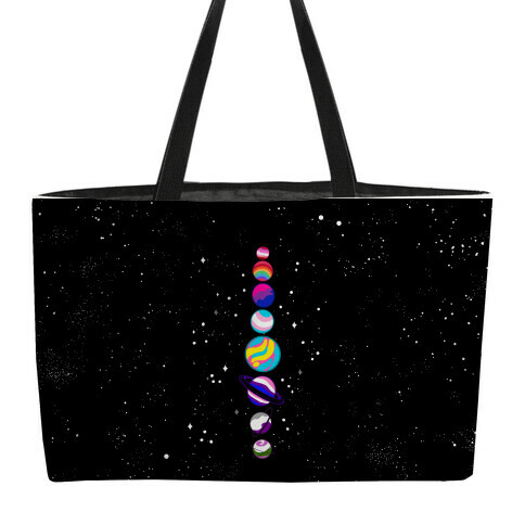 LGBTQ+ Planets Weekender Tote