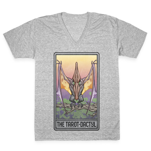 Tarot-dactyl V-Neck Tee Shirt