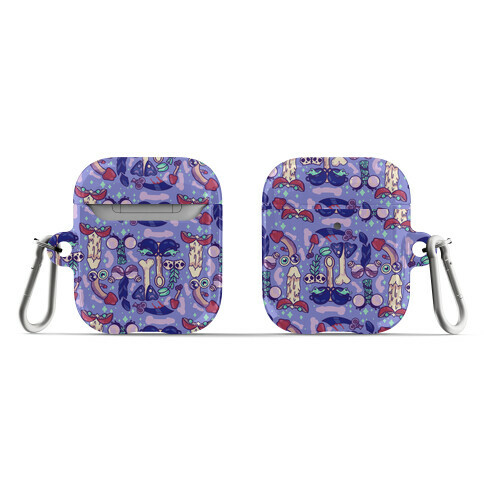 Phallic Witchy Things Pattern AirPod Case