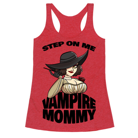 Step On Me Vampire Mommy Racerback Tank Top