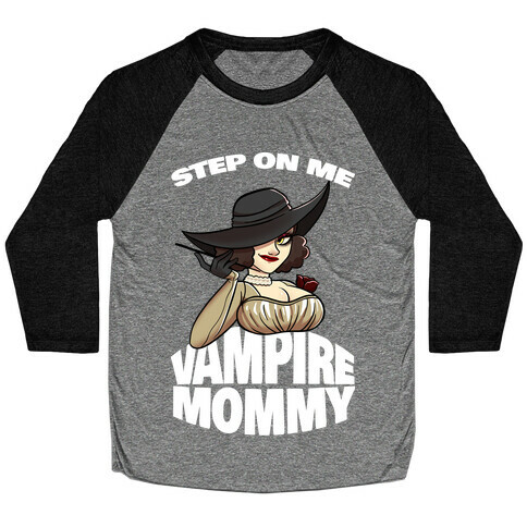 Step On Me Vampire Mommy Baseball Tee