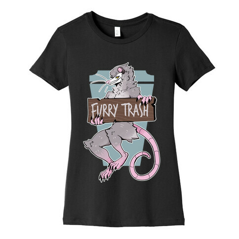 Furry Trash Womens T-Shirt