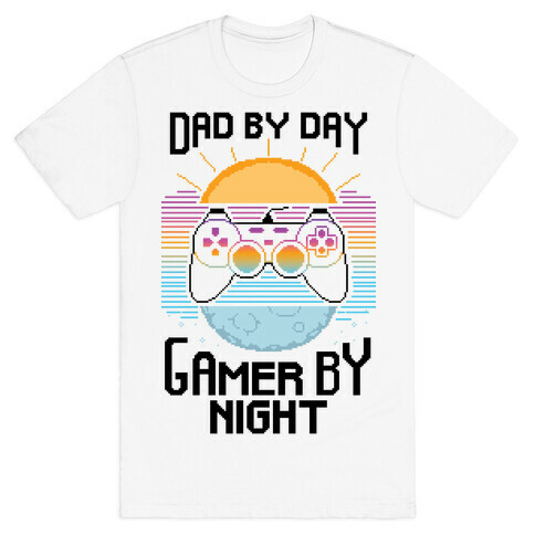 Dad By Day, Gamer By Night T-Shirt