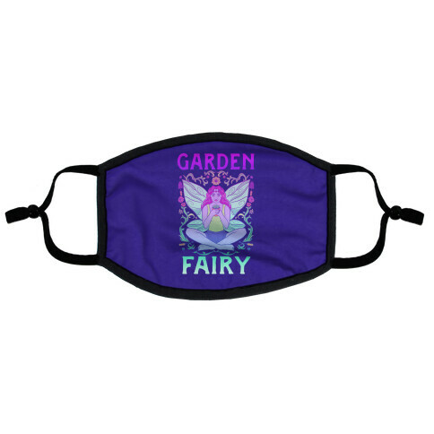 Garden Fairy Flat Face Mask