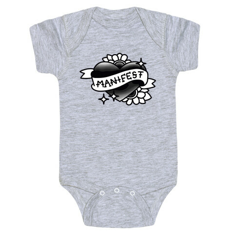 Manifest (Black & White) Baby One-Piece