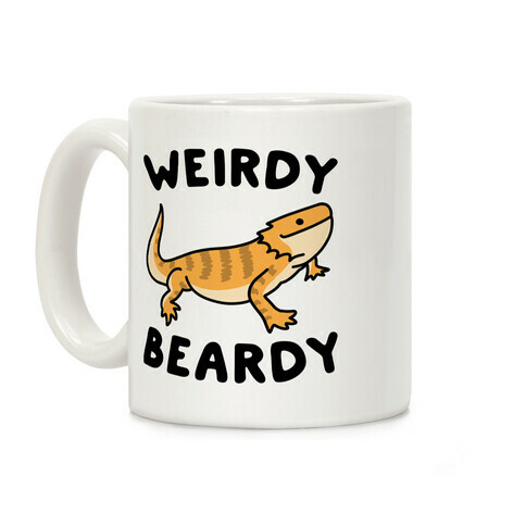 Weirdy Beardy Bearded Dragon Coffee Mug