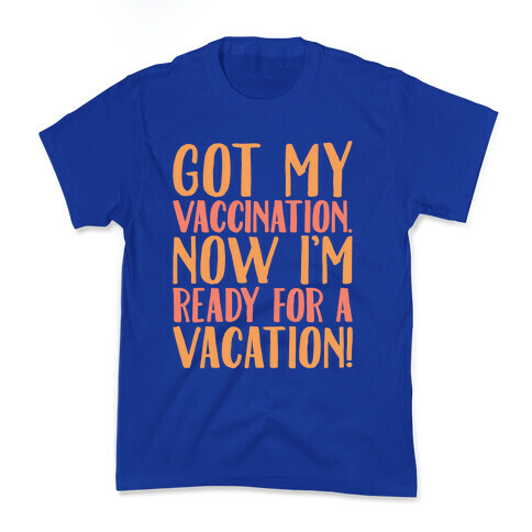 Vaccination Vacation Kids T-Shirt