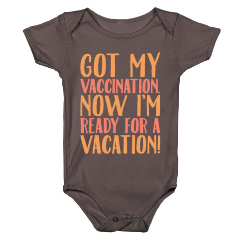 Vaccination Vacation Baby One-Piece