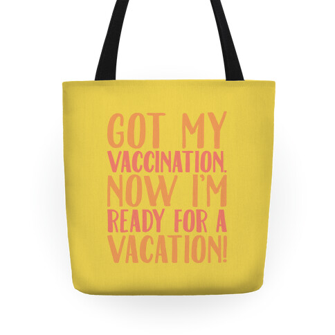 Vaccination Vacation Tote