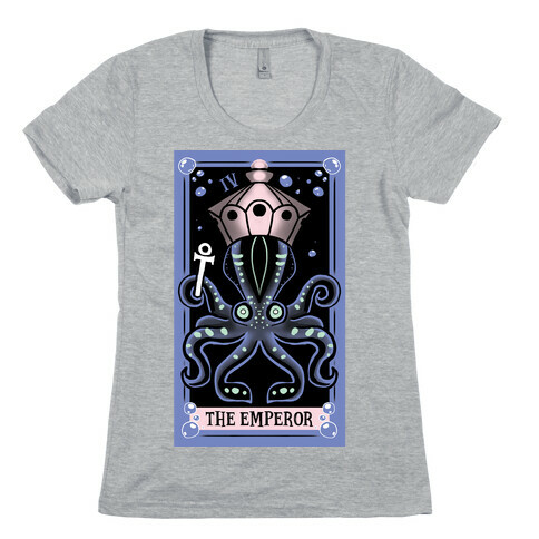 Creepy Cute Tarots: The Emperor Womens T-Shirt