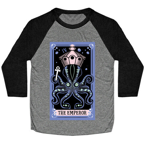 Creepy Cute Tarots: The Emperor Baseball Tee